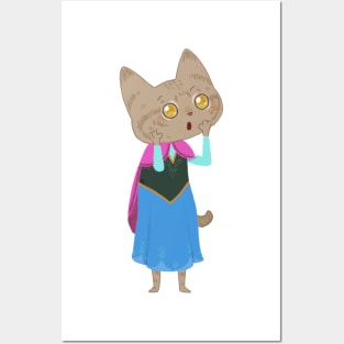 Princess cat Posters and Art